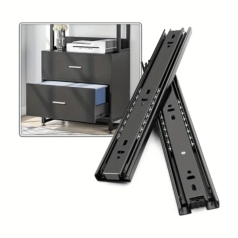 Drawer Slide Pair - Corrediças silenciosas de gaveta de guarda-roupa