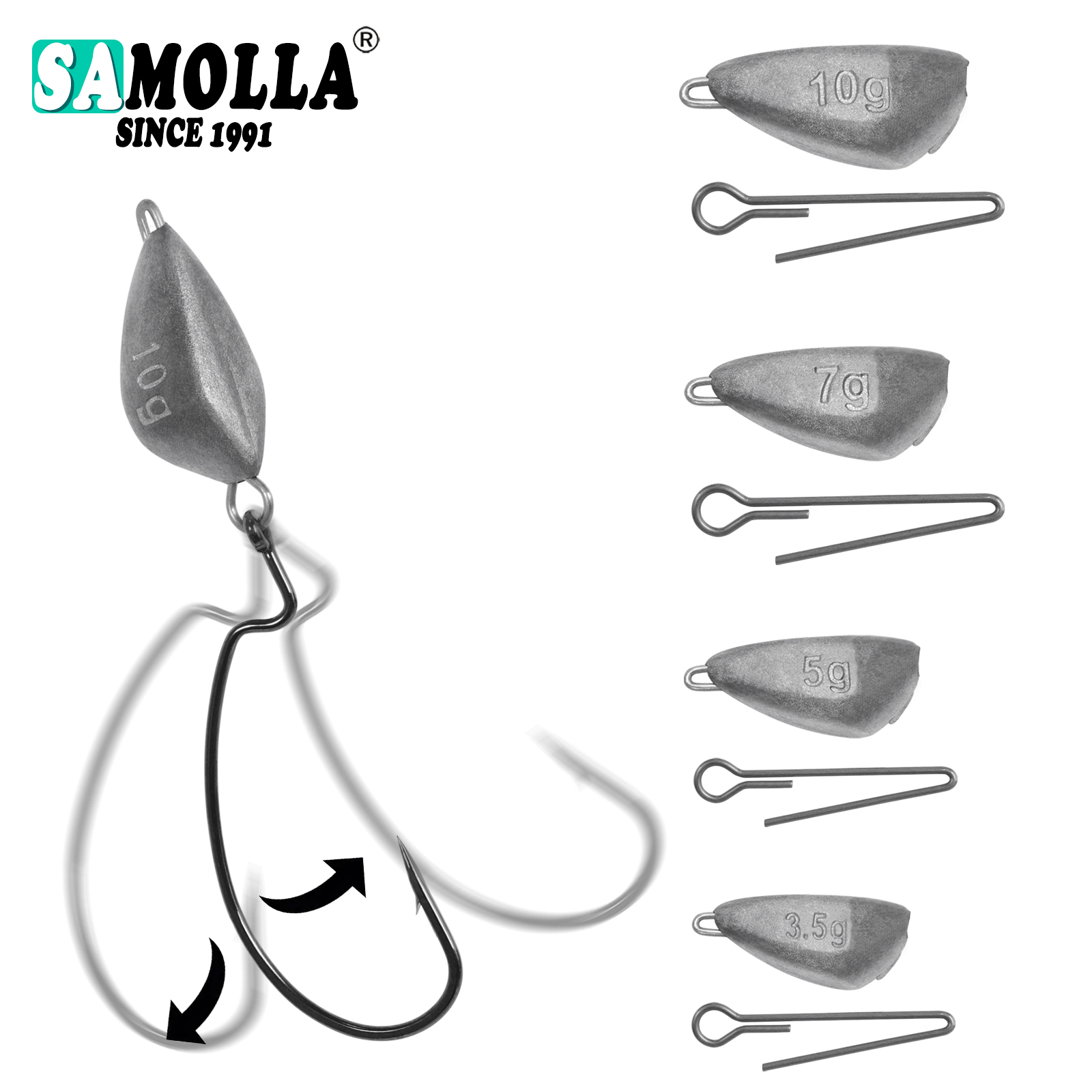 Furniture Hardware Jig - SAMOLLA 5 peças de peso de