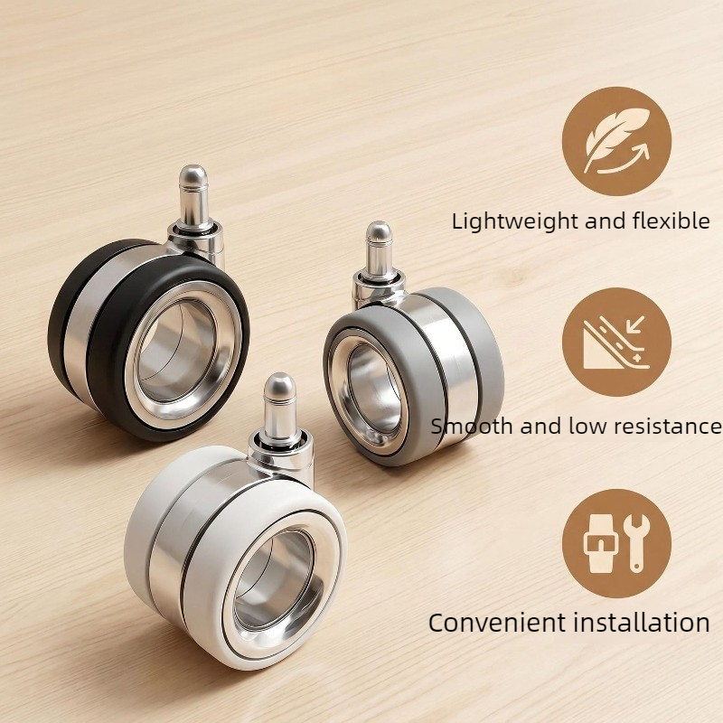Furniture Hardware Types - Rodízios Universais Tipo Anel para Cadeiras