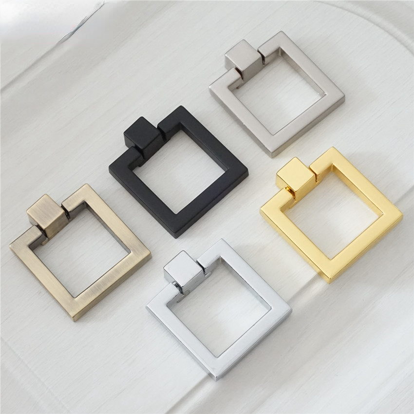 Furniture Hardware Drop Pulls - Anel de gota armário puxa alça