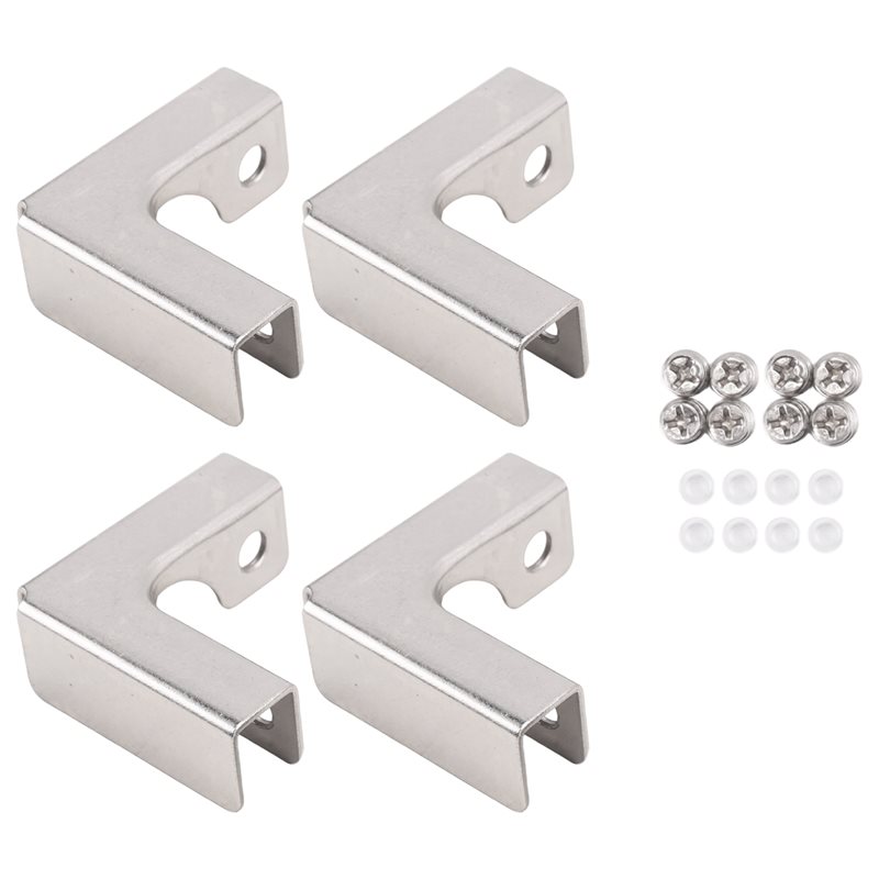 Furniture Hardware Types - ABUI-4 Peças Clipe de Fixação de