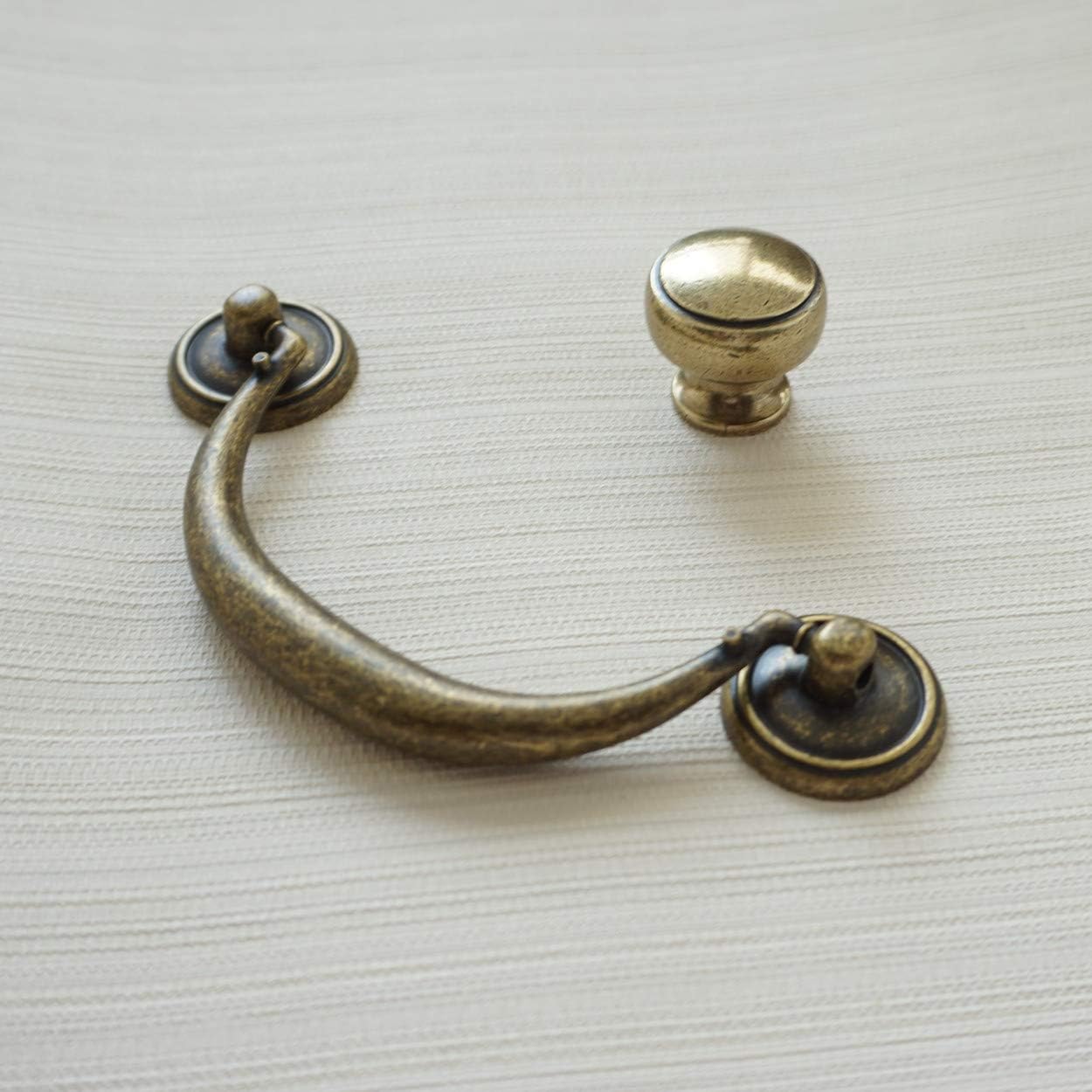 Puxadores de armário de bronze - Furniture Hardware Drop Pulls avaliação e preço