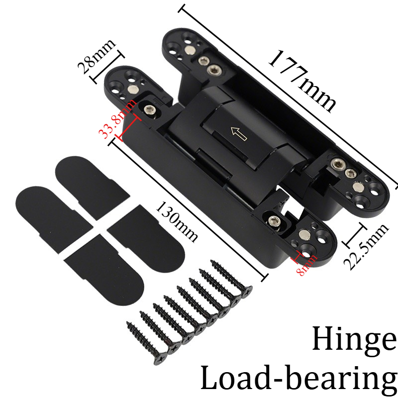 Dobradiças Hidráulicas Pretas  - Furniture Hardware Types avaliação e preço