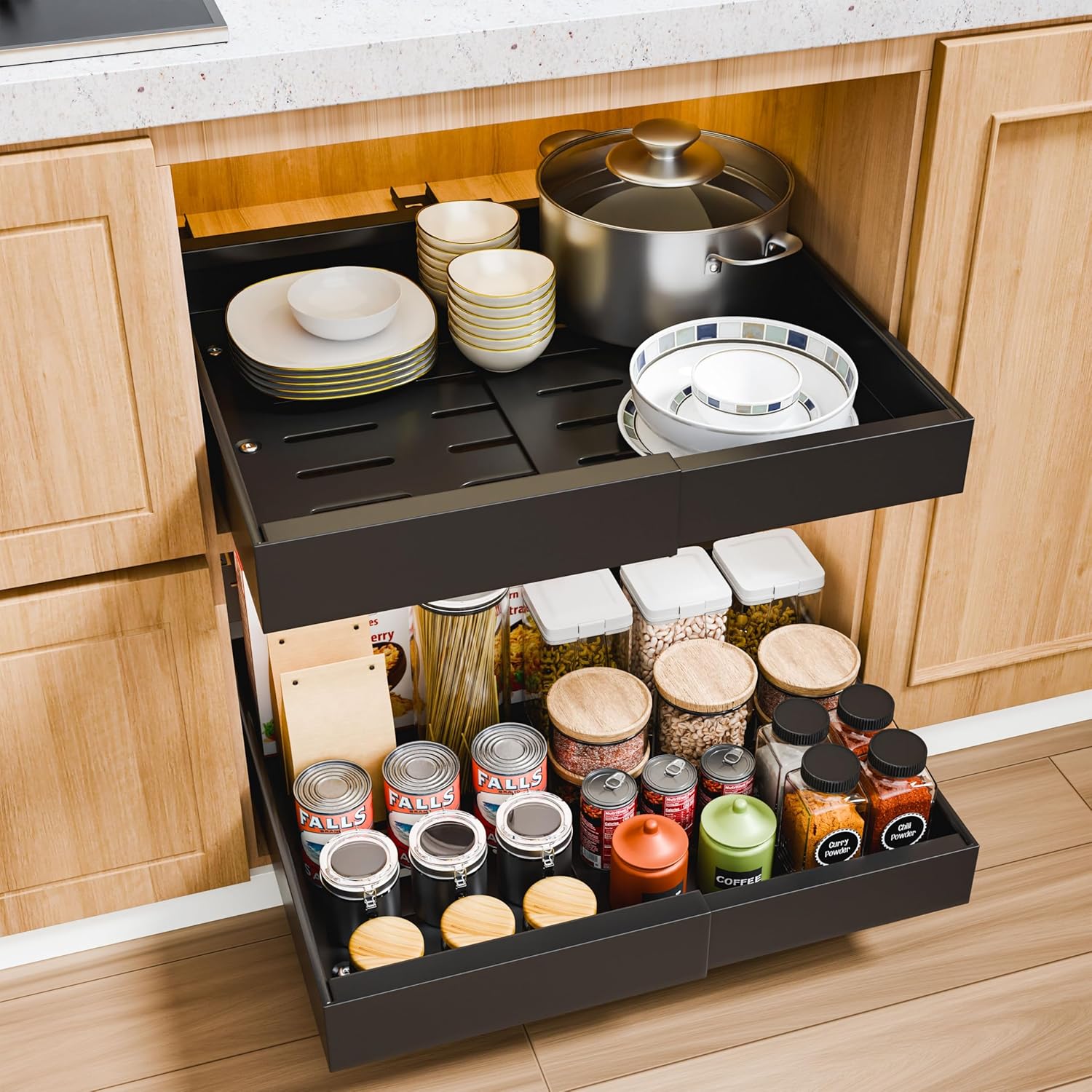 Organizador de armário removív - Drawer Slide Pair avaliação e preço