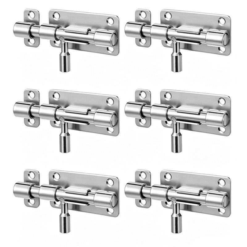 ABRU - Conjunto de 6 Fechadura - Barrel Bolt Slide avaliação e preço