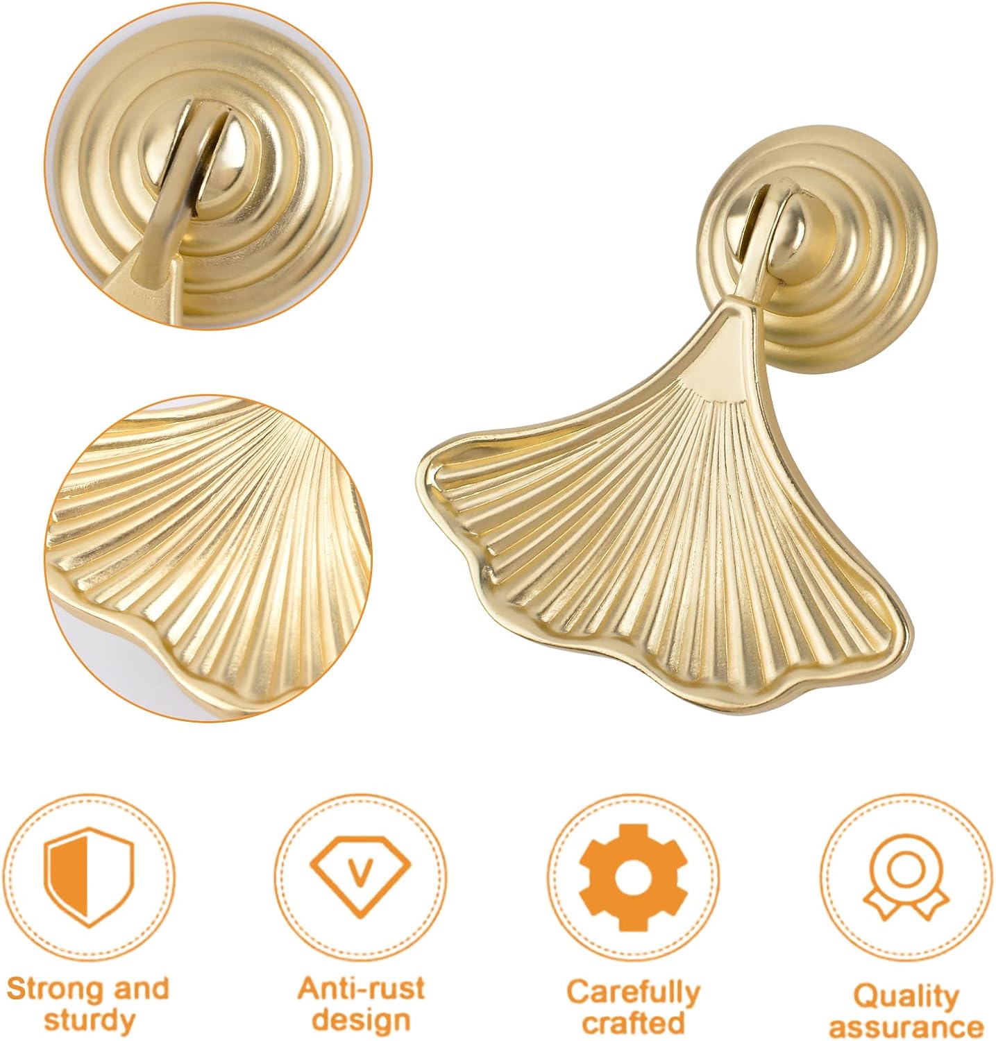 Conjunto de 2 Puxadores em For - Furniture Hardware Drop Pulls avaliação e preço